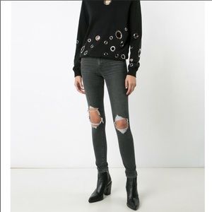 Levi’s 721 High Rise Skinny Distressed